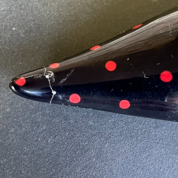 Dept 56 Patience Brewster witch feet Halloween spooky cake plate stand decor - Picture 9 of 15